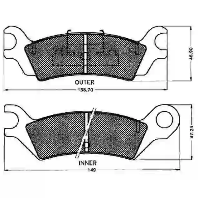 180438 - --0269mazda 626 82/89 trasera -----------