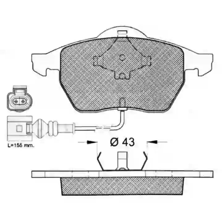 181396 - --0782audi s3/volkswagen golf/seat delantera-----------