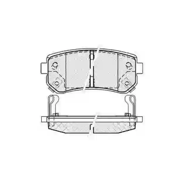 300900 - --0900hyundai i30/kia rio - pride trasera -----------