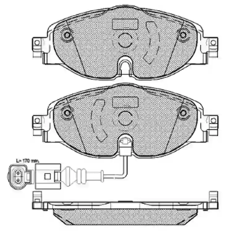 301130 - --1130vw golf-passat-caddy/audi a3 delantera-----------