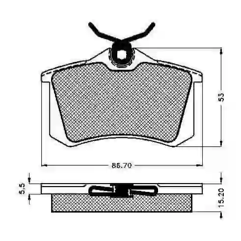 400336 - --0336audi/peugeot/renault/seat/vw trasera -----------