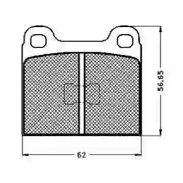 690076 - --0076gmc/volkswagen gol - senda delantera-----------