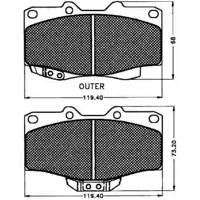 690217 - --0217 toyota 4 runner - hilux - land cruiser - prado delantera