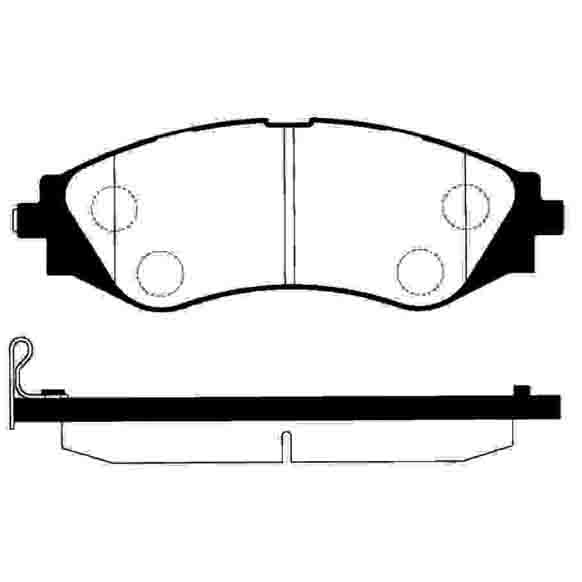 690490 - --0490daewoo leganza 98/ delantera-----------