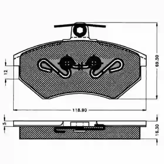 690528 - --0528seat/volkswagen golf delantera-----------