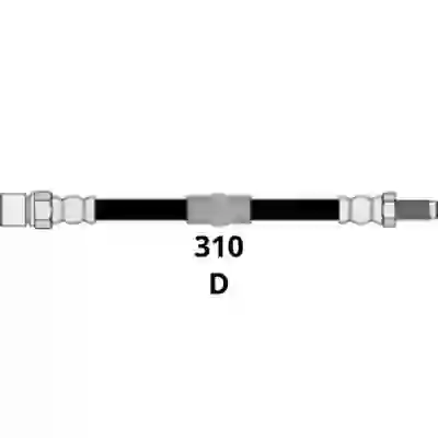 Fl309578 - flexible ford escort turbo diesel  ( del.)=3096