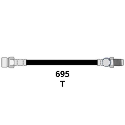Fl35942 - flexible m.benz 1313-1314-1316-1317 ( del.- tras) l695mm