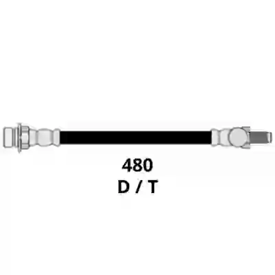 Fl39983 - flexible ford f100 96..>/ ( tras.)- ika galdiator 64--> ( del.-tras.) =3012