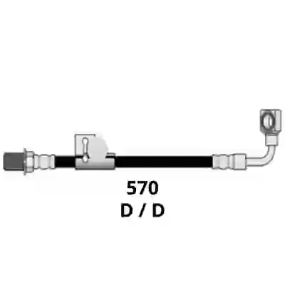 Fl4025136 - flexible chevrolet silverado-c10 1985--> ( del. der.)=501893 d