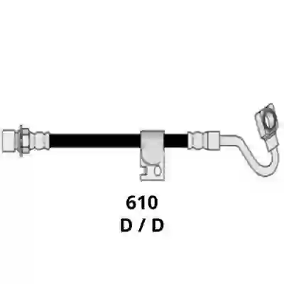 Fl4724679 - flexible chevrolet s-10 ( del. der.)=4076