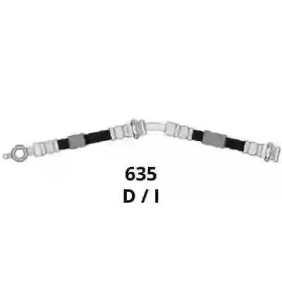 Fl6350198/1 - flexible ford ranger ( del. izq.) 2012/--> =3180