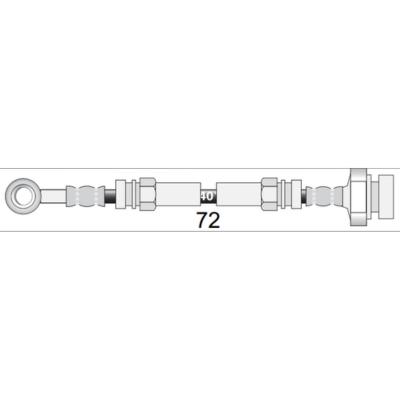 Fl6798108 - flexible honda accord ( del.)=4534-4535 l=715m
