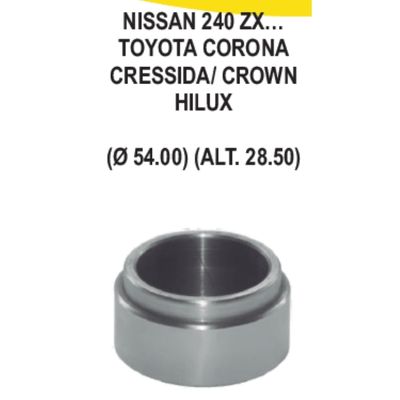Pfd00105 - piston caliper ø 54mm- alt.28.5mm toyota corona-cressida-hilux- nissan 240zx-300zx