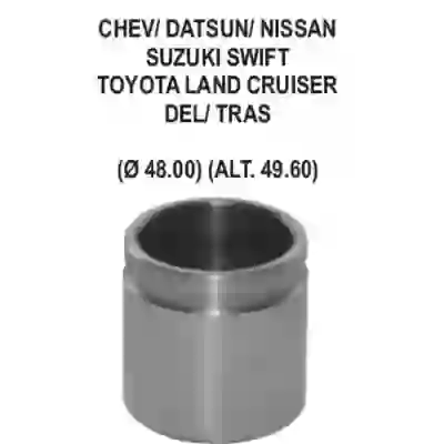 Pfd00143 - piston caliper ø 48mm alt.49.6mm chevrolet tracker -nissan sentra-toyota land cruiser