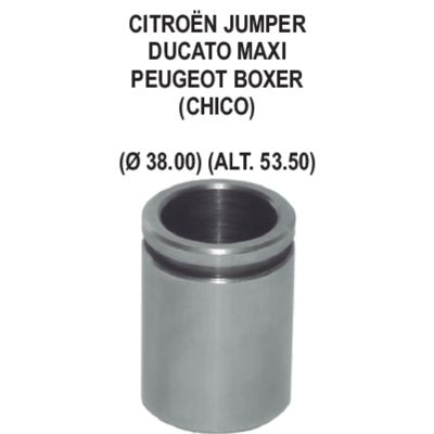 Pfd00928 -piston caliper ø 38mm alt.53.5mm fiat ducato maxi-peugeot boxer/citroen jumper