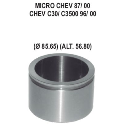 Pfd00950 - piston caliper - micro chevrolet 87/00 | c30 | c3500 96/00 - diam. 85.65 | alt. 57