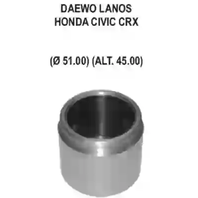 Pfd00956 - piston caliper - daewo lanos | honda civic crx - diam. 51 | alt. 45