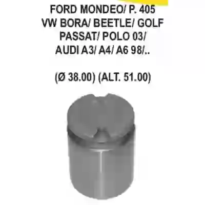 Pfd00960 - piston caliper ø 38mm alt.51mm toyota corolla/chevrolet astra/vw vento