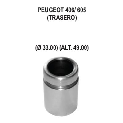 Pfd00971 - piston caliper - peugeot 406 605 - diam. 33 | alt. 49