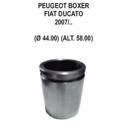 Pfd00983 - piston cáliper ø 44mm alt. 58mm peugeot boxer- fiat ducato ( del.)