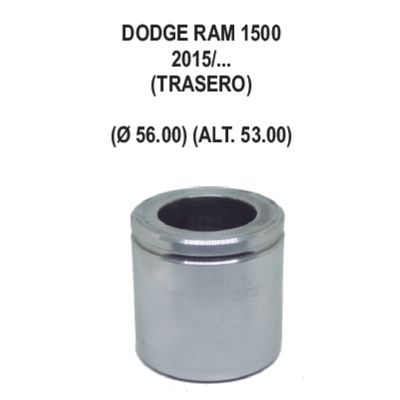 Pfd01024 - piston caliper - dodge ram 1500 2015/.. tras - diam. 54 | alt. 53
