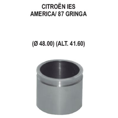 Pfd16017 - piston caliper - ies america 87 gringa - diam. 48 | alt. 41.60