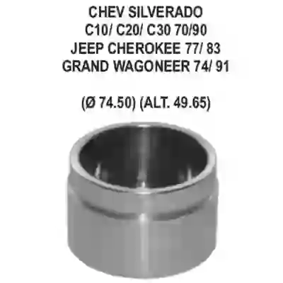 Pfd45401 - piston caliper - chevroet silverado | c10 | c20 | c30 | cherokee wagoneer - diam. 74.50 | alt. 49.65