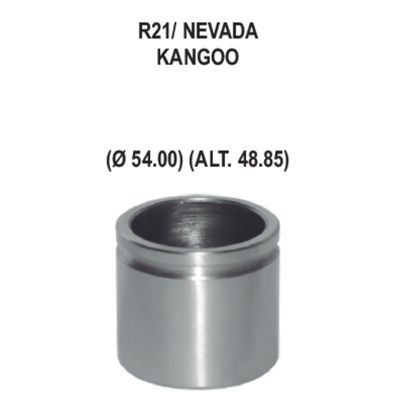 Pfd83532 - piston caliper - renault 4 | 12 | 21 | nevada | kangoo - diam. 54 | alt. 48.85