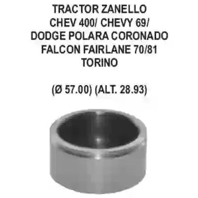 Pfd87837 - piston caliper ø 57mm alt.28.9mm ford falcon - chevrolet 400- chevi- torino- rambler-pola