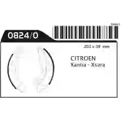 Z-824 - citroen c3- xsara ( jgo de zapatas c/cintas x 2 rdas)